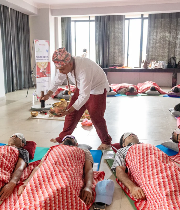 group sound bath